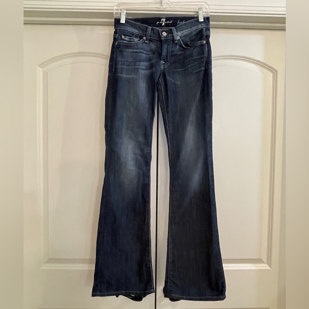 7 For All Mankind bootcut dark wash jeans